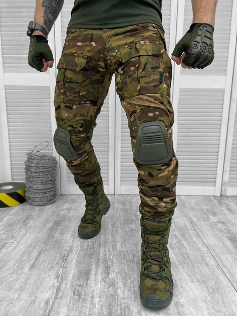 Весенние тактические штаны bura Мультикам 2XL - изображение 1