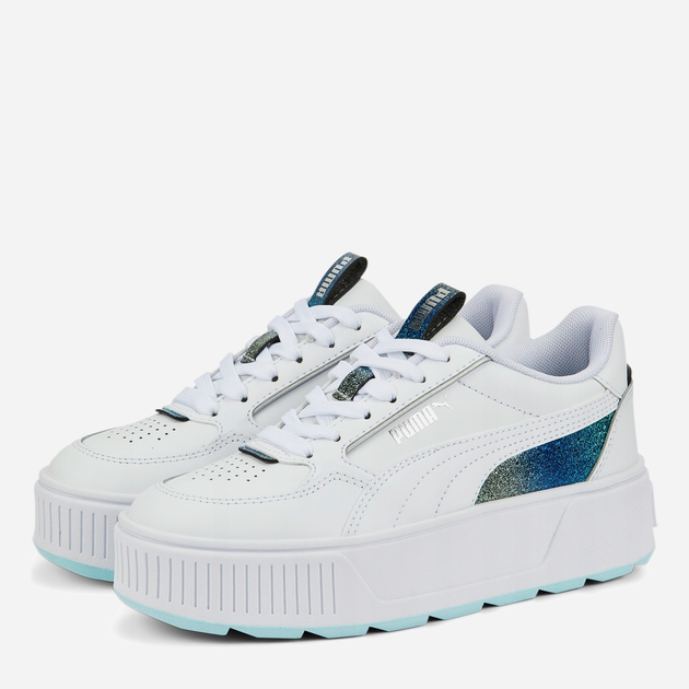 Tenisówki damskie z eko skóry na platformie do kostki Puma Karmen Rebelle Night Out 38641001 41 (7.5UK) 26.5 cm Białe (4065449500098) - obraz 2