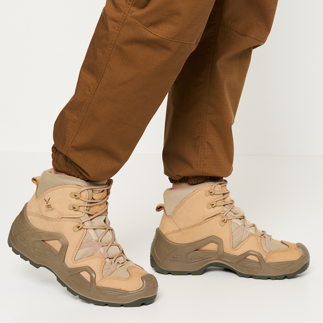 Мужские тактические ботинки с Gore Tex Vogel 1492-bej 40 25.5 см Бежевые (7488740074770) - изображение 2