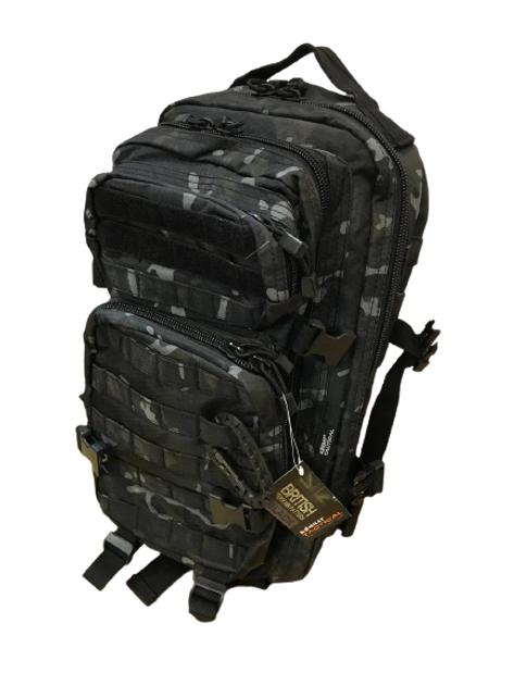 Рюкзак тактичний Kombat uk Hex-Stop Small Molle Assault Pack мультікам чорний - изображение 1