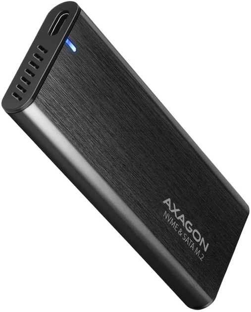 Zewnętrzna kieszeń Axagon na SSD M.2 SATA USB Type-C 3.2 Czarna (EEM2-SB2) - obraz 1