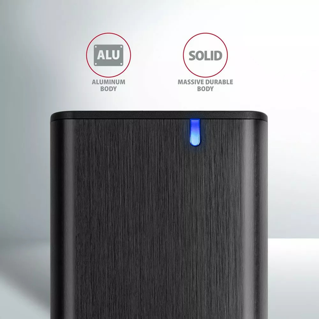 Zewnętrzna kieszeń Axagon na SSD M.2 SATA USB Type-C 3.2 Czarna (EEM2-SB2) - obraz 5