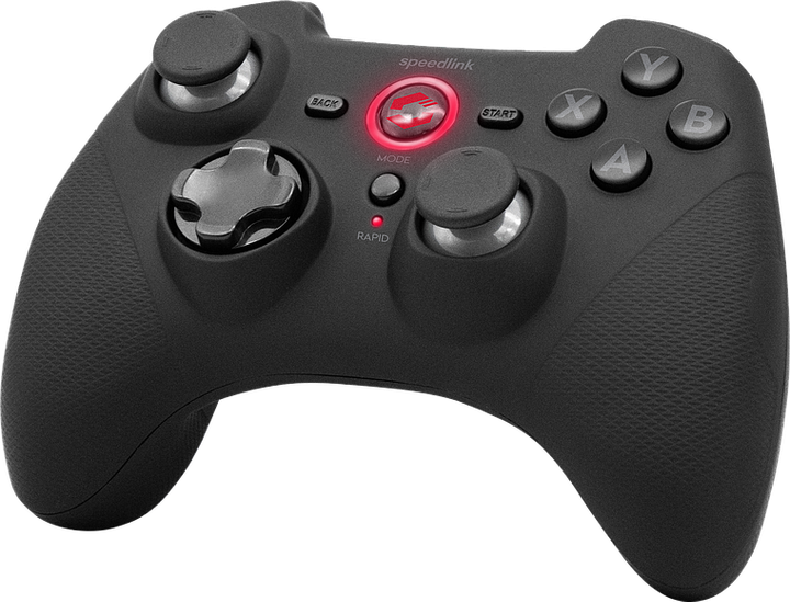Геймпад бездротовий SPEEDLINK RAIT Gamepad - Wireless - for PC/PS3/Switch/OLED rubber-black (SL-650110-BK) - зображення 2