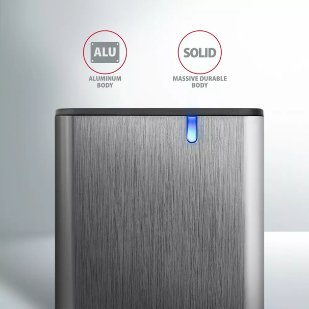 Zewnętrzna kieszeń Axagon na SSD M.2 SATA USB Type-C 3.2 Srebrna (EEM2-SG2) - obraz 5