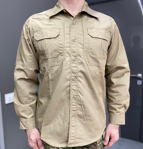 Армійська тактична сорочка Yakeda Койот XL - зображення 1