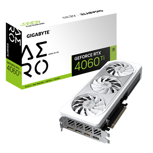 Karta graficzna Gigabyte PCI-Ex GeForce RTX 4060 Ti Aero OC 8G 8Gb GDDR6 (128bit) (2580/18000) (2 x HDMI, 2 x DisplayPort) (GV-N406TAERO OC-8GD) - obraz 8