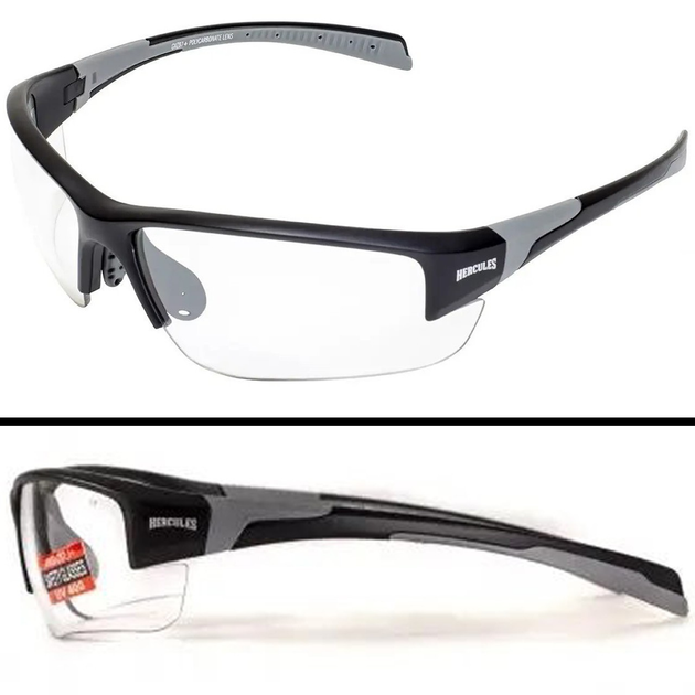Защитные тактические очки Global Vision открытые стрелковые очки Hercules-7 (clear) прозрачные - изображение 1