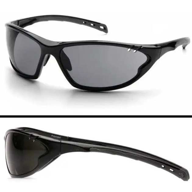 Захисні тактичні окуляри Venture Gear поляризаційні стрілецькі окуляри PMXcite Polarized (gray) сірі - зображення 1