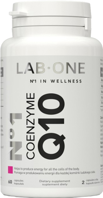 Suplement diety Lab One Coenzyme Q10 60 k (5906395863174) - obraz 1