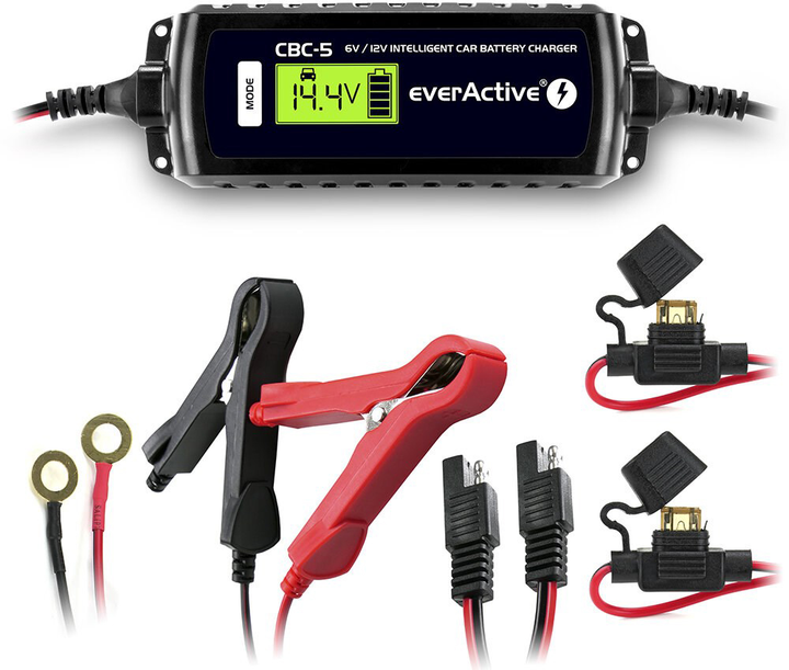 Ładowarka everActive 6V/12V automatyczna CBC5 (5903205771483) - obraz 4