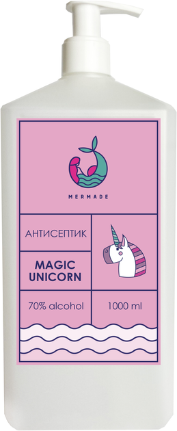 Акція на Антисептик-спрей для рук Mermade Magic Unicorn 1 л від Rozetka