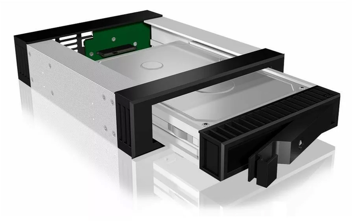 Icy Box IB-129SSK-B 3,5"/2,5" HDD SATA/SAS Kieszeń na adapter - obraz 2