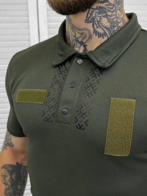 Тактическое поло Patriot Polo Olive XL - изображение 2