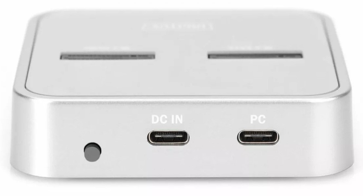Stacja dokująca Digitus do M.2 NVMe SATA SSD USB Type-C 3.2, srebrna (DA-71546) - obraz 4