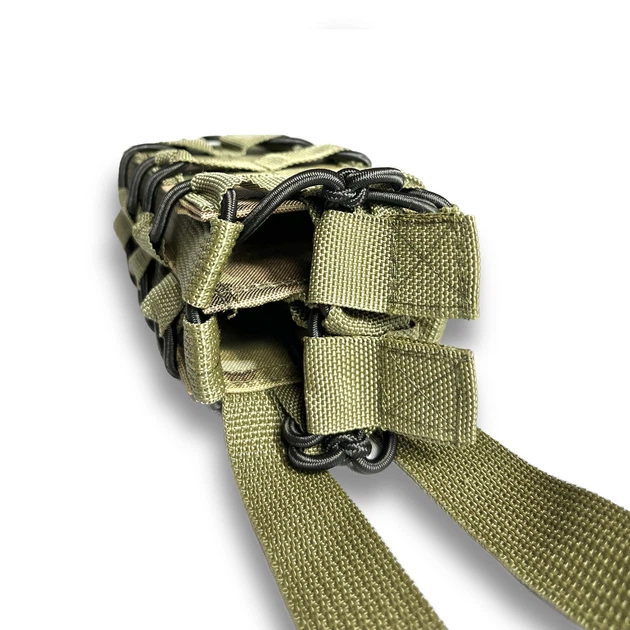 Ременно-поясная система (РПС) комплект с открытыми подсумками (11 позиций) "M" мультикам - изображение 3