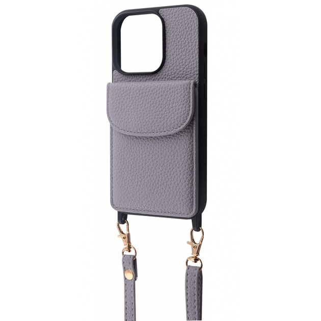 Чехол с карманом WAVE Leather Pocket Case iPhone 11 light purple – фото ...