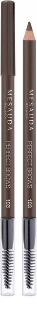 Олівець для брів Mesauda Milano Perfect Brows 103 Brown 1.42 г (8057014296273) - зображення 1
