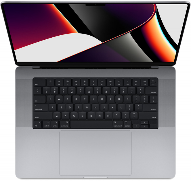 Laptop Apple MacBook Pro 16" M1 Max 1TB 2021 (MK1A3ZE/A) Space Gray - obraz 2