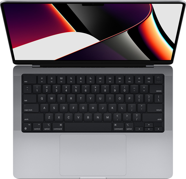 Laptop Apple MacBook Pro 14" M1 Pro 512GB 2021 (MKGP3ZE/A) Space Gray - obraz 2