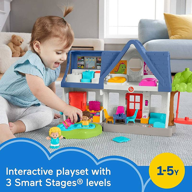 Ігровий набір Будинок Fisher-Price Little People Happy Explorers версія польською мовою (194735011346) - зображення 6