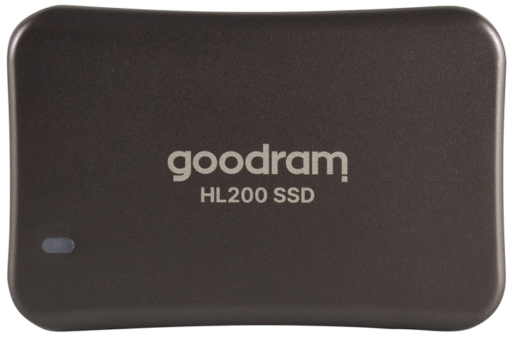 Dysk SSD Goodram HL200 1TB USB 3.2 Type-C TLC Czarny (SSDPR-HL200-01T) Zewnętrzny - obraz 1