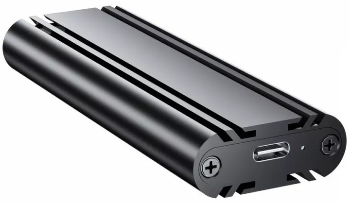 Зовнішня кишеня iBOX HD-07 для SSD M.2 NVMe USB Type-C 3.2 Black (IEUHDD7) - зображення 2