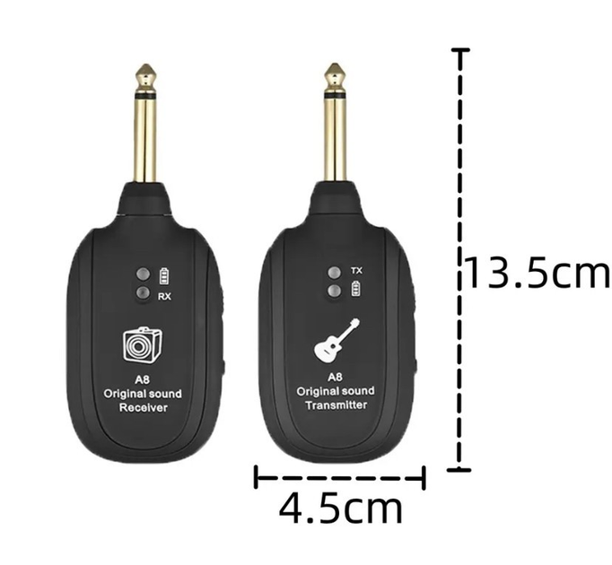 Радиосистема гитарная (инструментальная) Avzhezh A8 Black UHF – фото ...