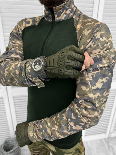 Тактическая рубашка Tactical Duty Shirt Elite UBACS Пиксель S - изображение 2