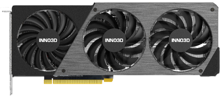 INNO3D PCI-Ex GeForce RTX 4060 Ti Twin X3 8GB GDDR6 (128bit) (2565/18000) (1 х HDMI, 3 x DisplayPort) (N406T2-08D6X-171153L) - зображення 1