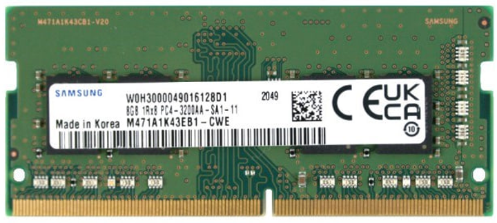 Оперативна пам'ять Samsung DDR4-3200 8192 MB PC4-25600 (M471A1K43EB1-CWE) - зображення 1