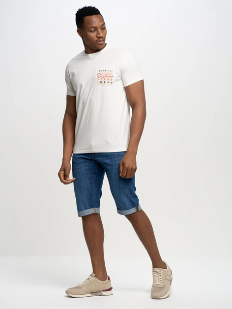 Krótkie spodenki męskie jeansowe Big Star CONNER-409 W38 Niebieskie (5900714524722) - obraz 5