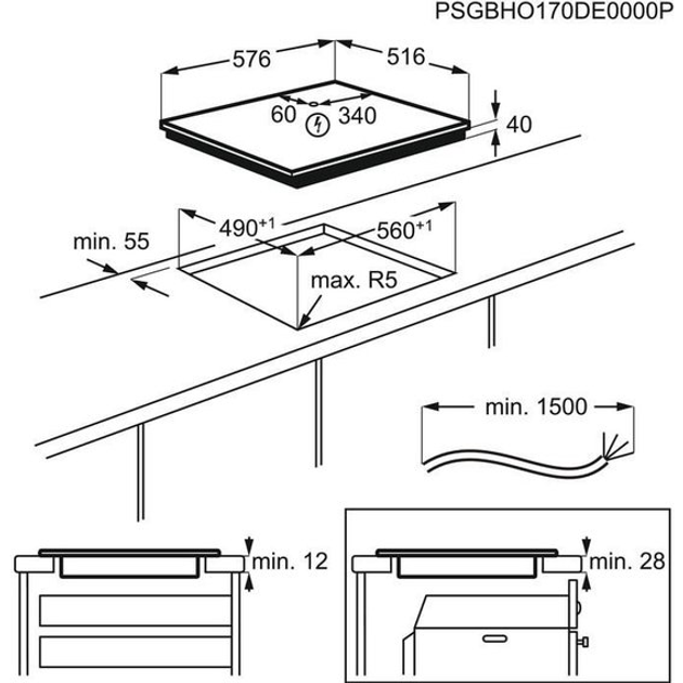 Варильна поверхня Electrolux CPE6433KX - зображення 2