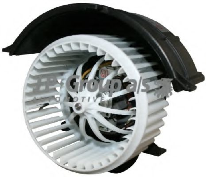 Моторчик пічки Touareg 03-/Amarok 10- (148 mm) JP Group (1126102100) - зображення 1