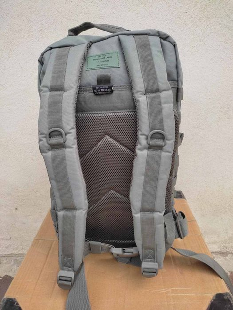 Військовий рюкзак ранець на плечі Mil-Tec 36 л сірий - зображення 2