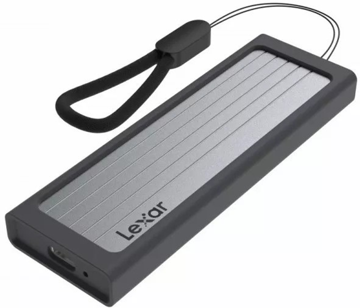 Wewnętrzna kieszeń Lexar na SSD M.2 USB Type-C 3.2, srebrna (LPAE06N-RNBNG) - obraz 1