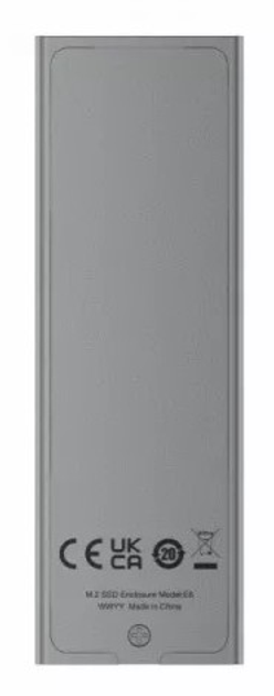 Wewnętrzna kieszeń Lexar na SSD M.2 USB Type-C 3.2, srebrna (LPAE06N-RNBNG) - obraz 5