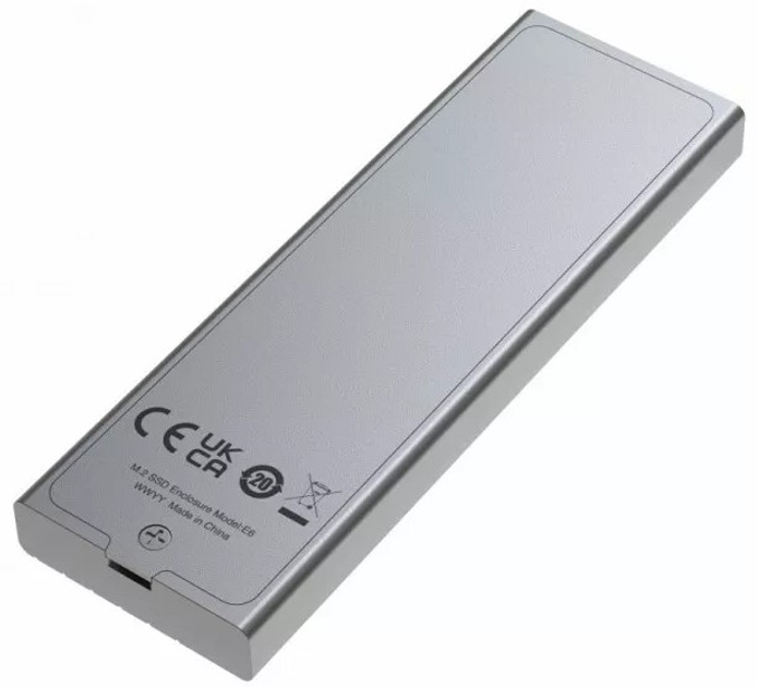 Wewnętrzna kieszeń Lexar na SSD M.2 USB Type-C 3.2, srebrna (LPAE06N-RNBNG) - obraz 6