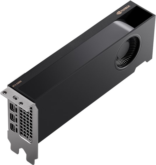 Відеокарта PNY PCI-Ex NVIDIA RTX A2000 12GB GDDR6 (192bit) (4 x miniDisplayPort) (VCNRTXA2000-12GB-SB) - зображення 3