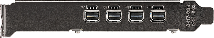 PNY PCI-Ex NVIDIA T1000 4GB GDDR6 (128bit) (4 x miniDisplayPort) (VCNT1000BLK-1) - зображення 6