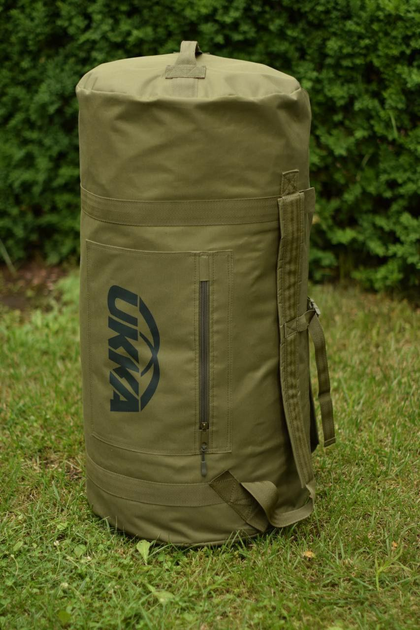 Військовий баул-рюкзак-сумка UKKA 120 л Олива - изображение 1