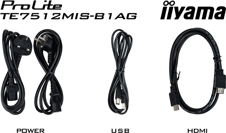 Монітор 75" iiyama Prolite TE7512MIS-B1AG - Фото 14 Монітор 75" iiyama Prolite TE7512MIS-B1AG - зображення 14