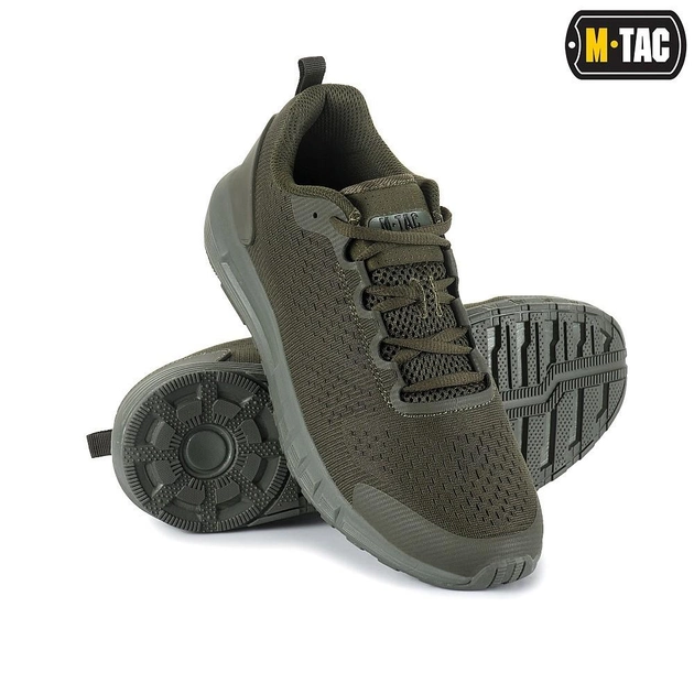 Мужские тактические кроссовки летние M-Tac размер 36 (23,5 см) Олива (Summer Pro Army Olive) - изображение 1