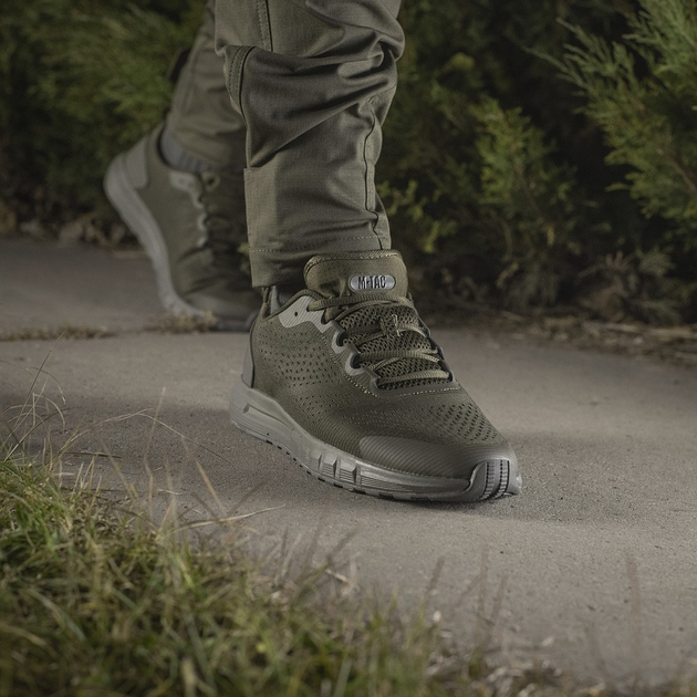 Чоловічі кросівки літні M-Tac розмір 44 (29 см) Олива (Хакі) (Summer Pro Army Olive) - зображення 2