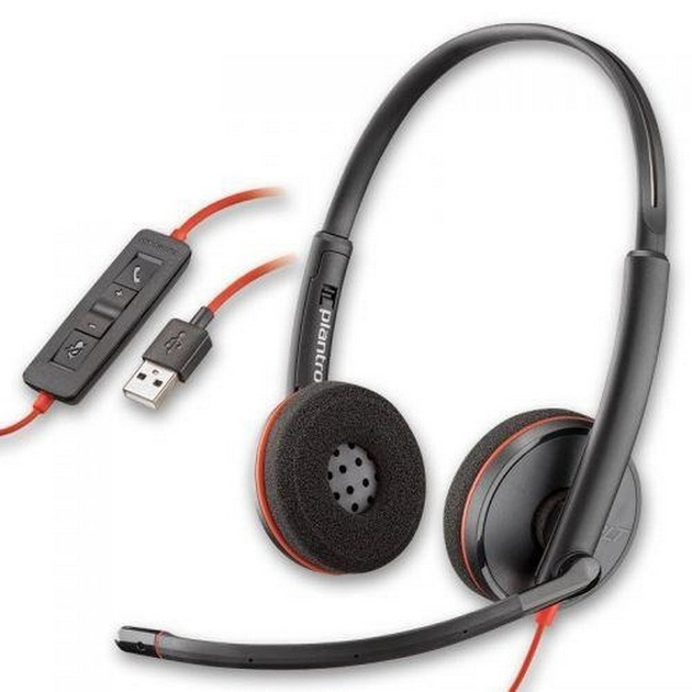 Гарнитура для колл центра наушники проводные Plantronics Blackwire ...