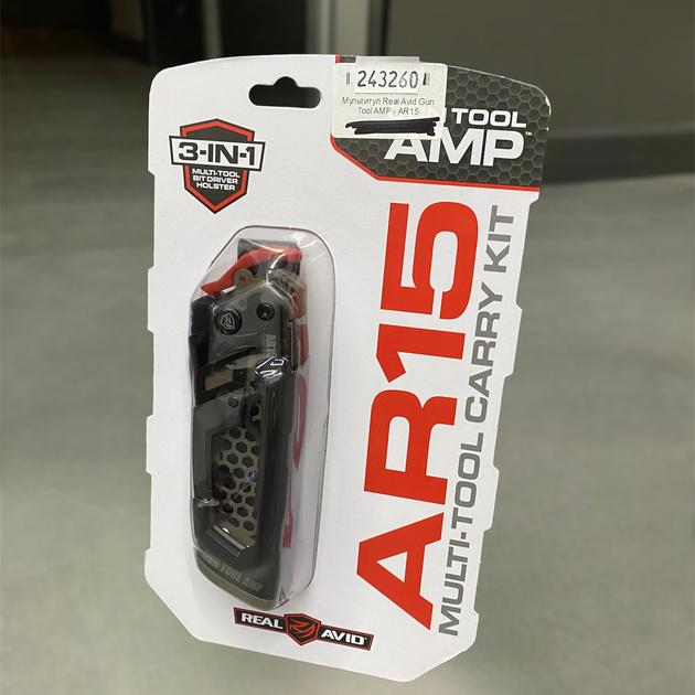 Мультиинструмент Real Avid Gun Tool Amp – AR15, 21 инструмент, мультитул для ухода за оружием - изображение 1