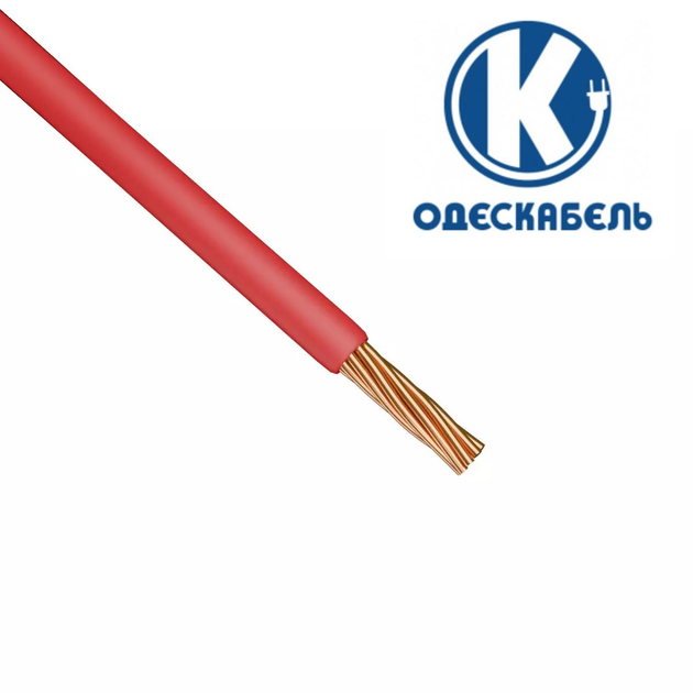 Провод ПВ3 6 Одескабель медный гибкий монтажный красный – фото, отзывы ...