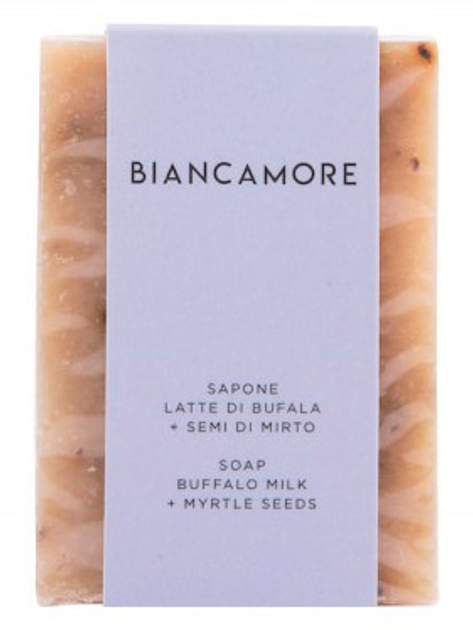 Mydło do rąk Biancamore Soap Buffalo Milk + Myrtle Seeds 100 g (8388765636699) - obraz 1