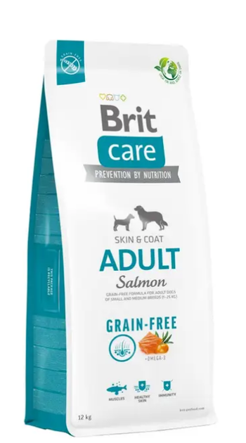 Сухий корм для собак малих і середніх порід Brit Care Dog Grain-free Adult беззерновий (лосось) 12 кг (172198) - Фото 1 Сухий корм для собак малих і середніх порід Brit Care Dog Grain-free Adult беззерновий (лосось) 12 кг (172198) - изображение 1