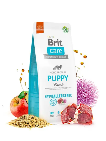 Сухий корм для цуценят всіх порід Brit Care Dog Hypoallergenic Puppy (ягня) 12 кг (172213) - изображение 4