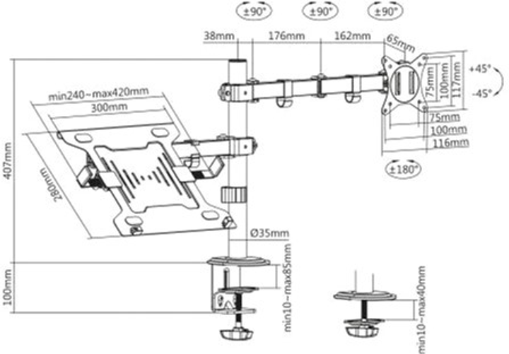 Wspornik Digitus DA-90436 - obraz 11